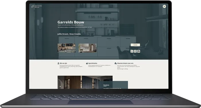Website Garrelds Bouw